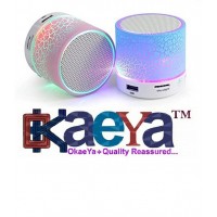 OkaeYa -Mini Bluetooth Wireless LED Bluetooth Speakers Calling Functions & FM Radio For Android phones